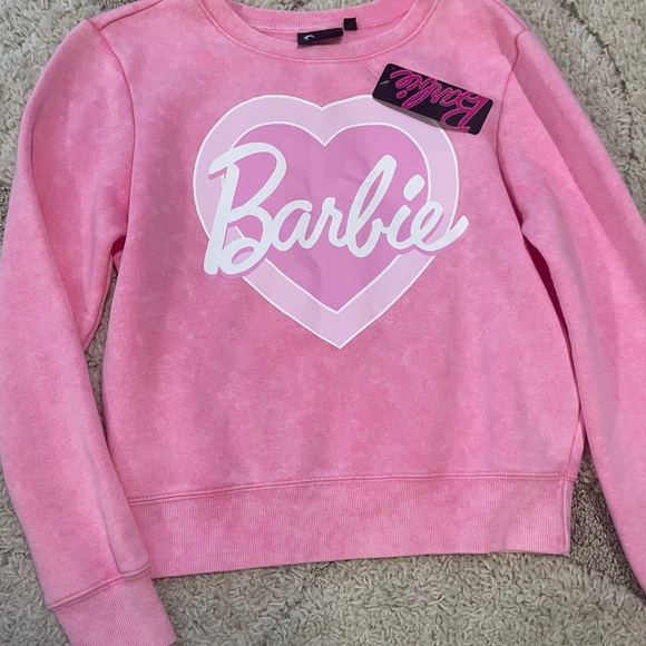 BARBIE Oversized Crewneck Sweatshirt Size Medium NEW - Picture 1 of 10